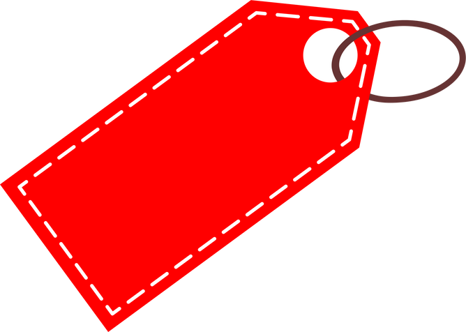 Red Tag Illustration